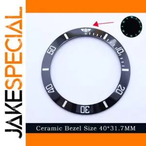 40mm Luminous Blue-Green Ceramic Bezel for GMT