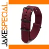 Maroon Nylon Watch Strap 18mm 20mm 22mm 24mm