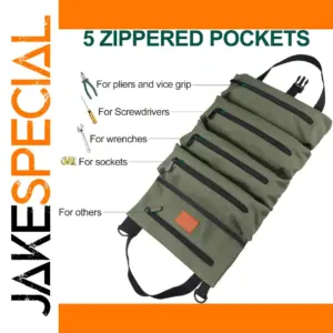 Multi-Purpose Canvas Tool Roll Bag