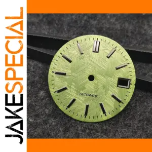 28.5mm Lime Green Chaotic Texture Watch Dial
