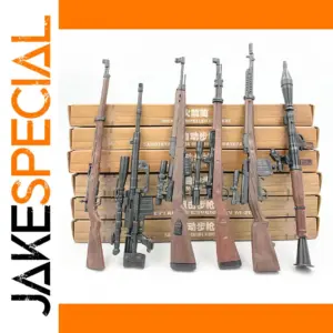 6Pcs Detailed 1/6 Scale Toy Gun Set