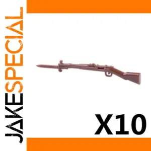 WWII Rifle Minifigure Accessory in Brown