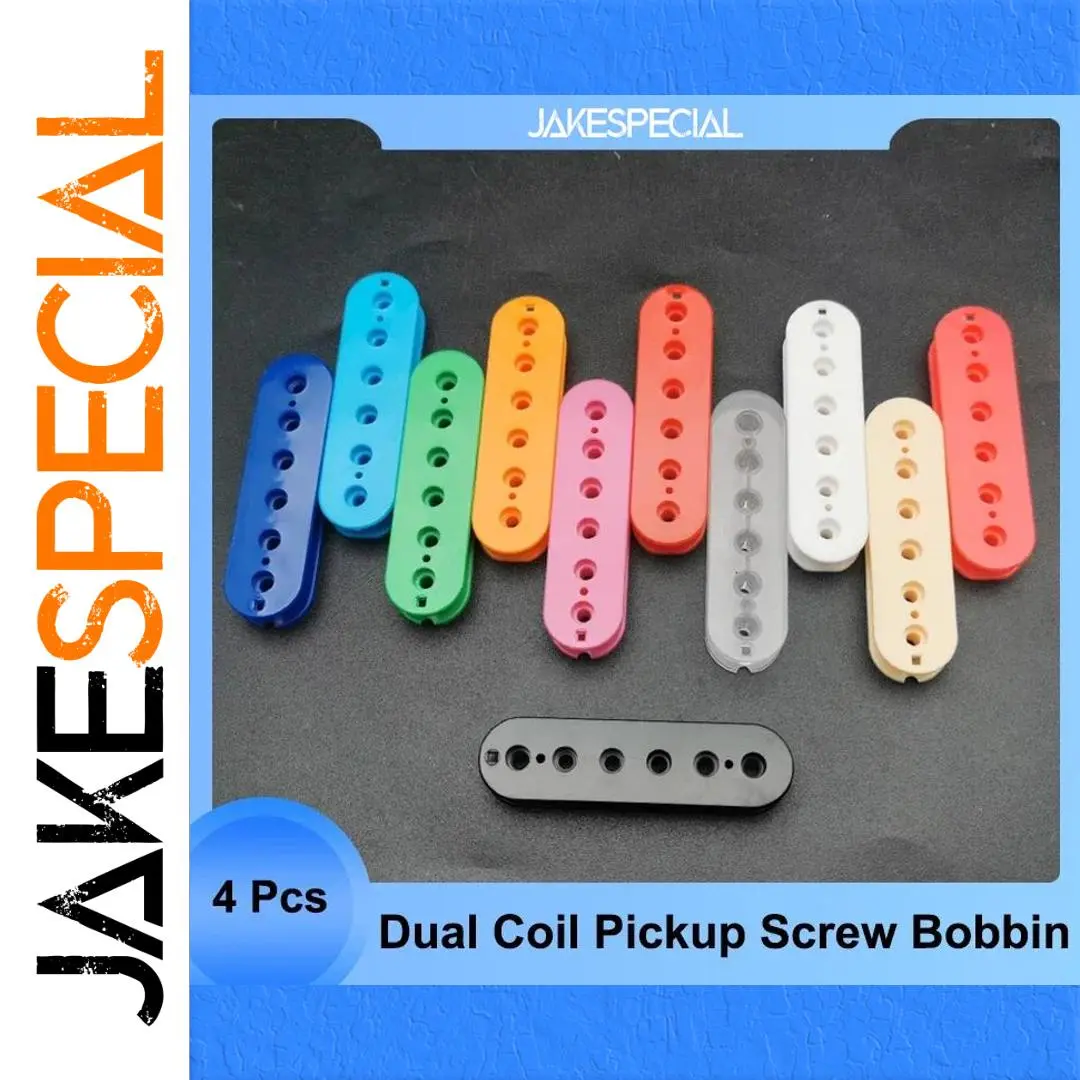 Set of 4 Colorful Humbucker Bobbins for Guitars 1 Set of 4 Colorful Humbucker Bobbins for Guitars