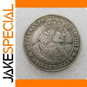 Poland 1648 Talar VLADISLAW IV Replica Coin