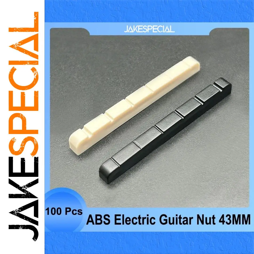 Electric Guitar Nut Replacement - 100Pcs 43mm 1 Electric Guitar Nut Replacement - 100Pcs 43mm