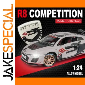 1:24 Audi R8 Racing Car Model with Sound and Lights
