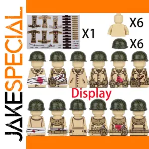 Military-Themed Building Block Soldier Figures Set