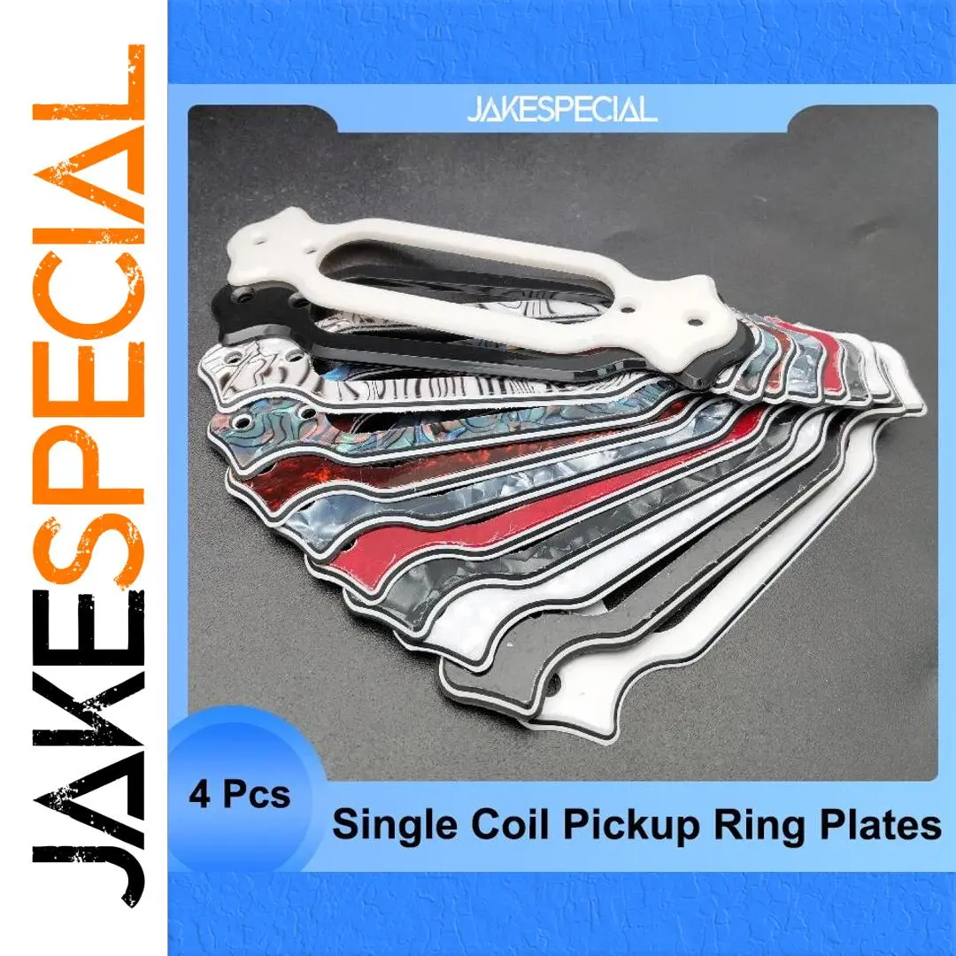 4Pcs Acoustic Guitar Pickup Ring Plates Set 1 4Pcs Acoustic Guitar Pickup Ring Plates Set