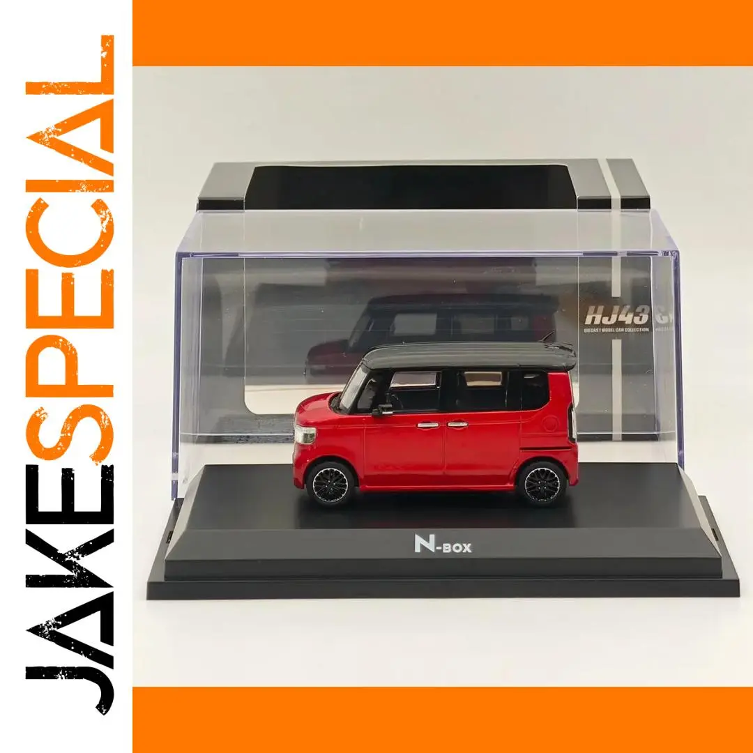 1/43 N-BOX Custom Diecast Model in Crystal Red 1 1/43 N-BOX Custom Diecast Model in Crystal Red