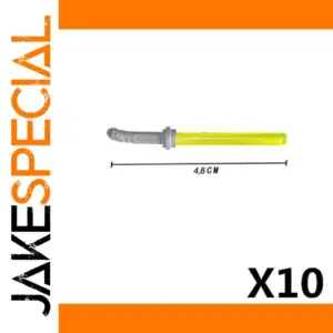 Set of 10 Laser Sword Building Block Accessories