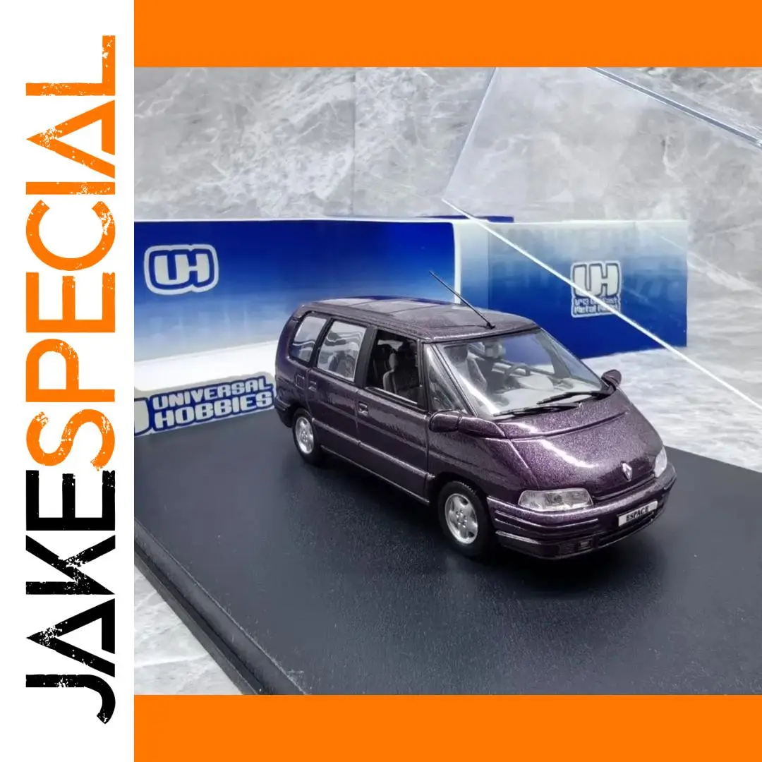 1:43 Scale Purple Diecast Renault Espace Model 1 1:43 Scale Purple Diecast Renault Espace Model