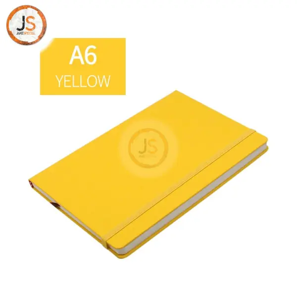 Solid Color Faux Leather Notebook A6 Size - Image 11