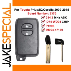 Toyota Smart Key for Prius, IQ, Corolla