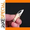 Brass Mini Folding Knife EDC Keychain Tool