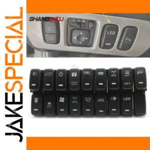 Mitsubishi Fog Light DRL Switch with Red LED