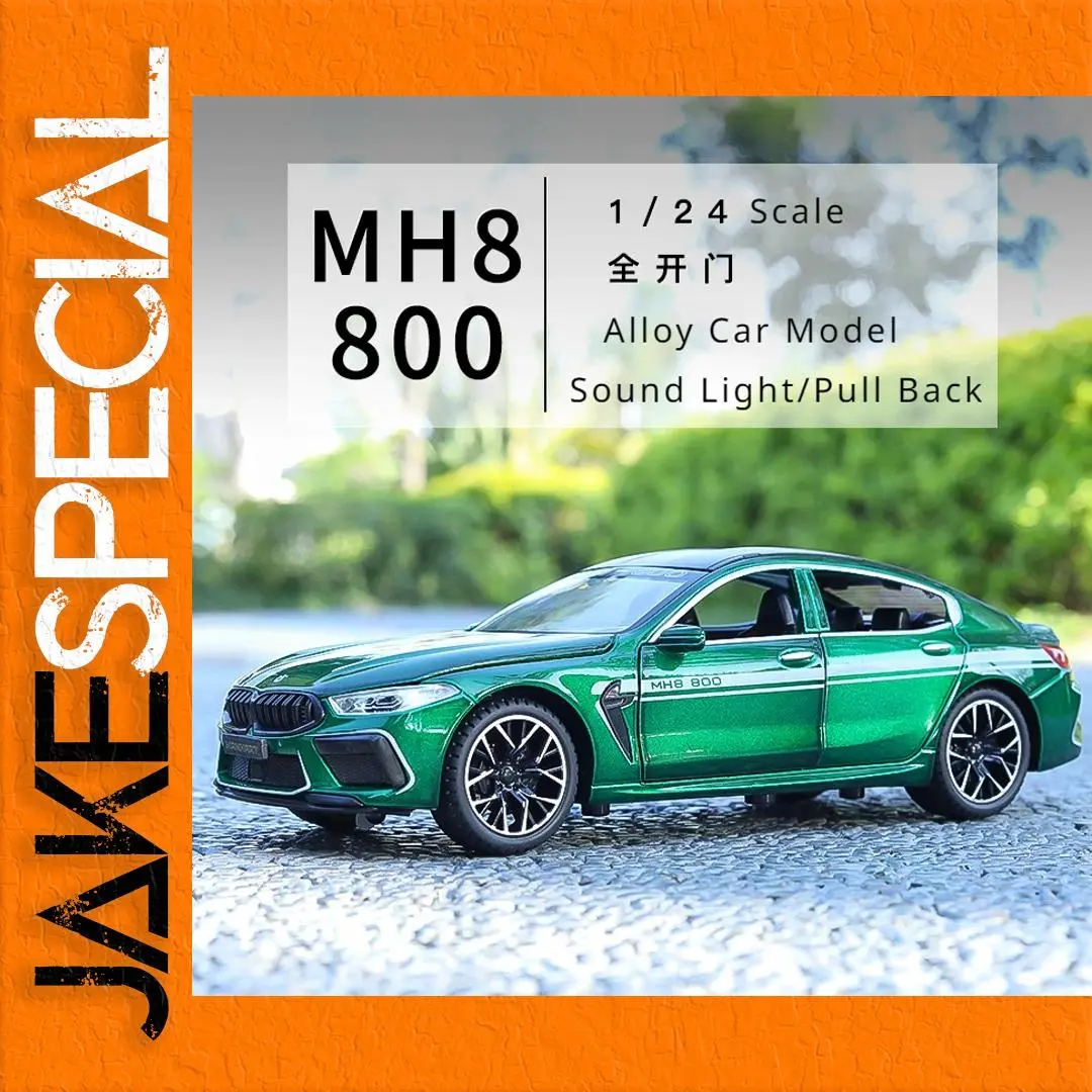 BMW M8 MH8 800 1:24 Diecast Model Car 1 BMW M8 MH8 800 1:24 Diecast Model Car