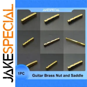 Multi-Size Brass Nut and Saddle for Guitars