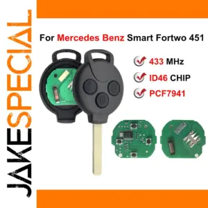 Mercedes Benz Smart Fortwo 451 Remote Key 433MHz