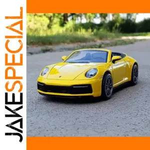 1:32 Scale Yellow Porsche 911 Carrera Model