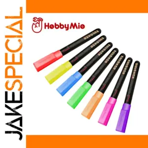 HobbyMio Fluorescent Marker Paint Pens - 7 Colors