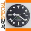 28.5mm Black GMT Watch Dial for NH34 NH35