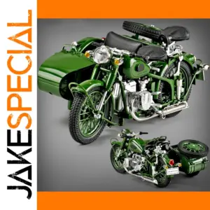 1:10 Scale Green Tricycle Motorcycle Model