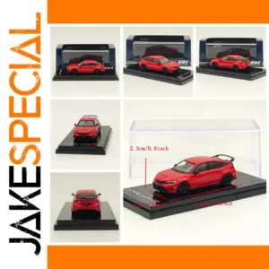 1:64 Scale Red Honda Civic Type R Model