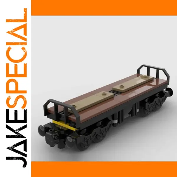 78PCS Railroad Cart Building Set