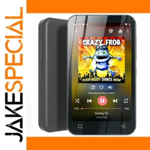 TIMMKOO Q8 Portable MP3 Player Black