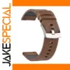 Vintage Leather Watch Strap with Stainless Steel Buckle 18mm, 20mm, 22mm, 24mm