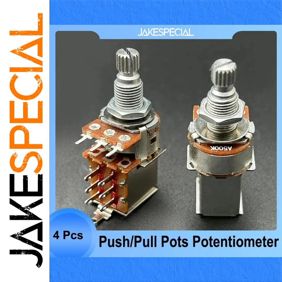 Push/Pull Potentiometer Set for Guitar Control 1 Push/Pull Potentiometer Set for Guitar Control