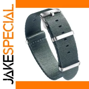 Deep Green Nylon Watch Band 20mm 22mm