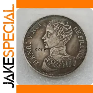 1831 France Henri V 5 Francs Replica Coin
