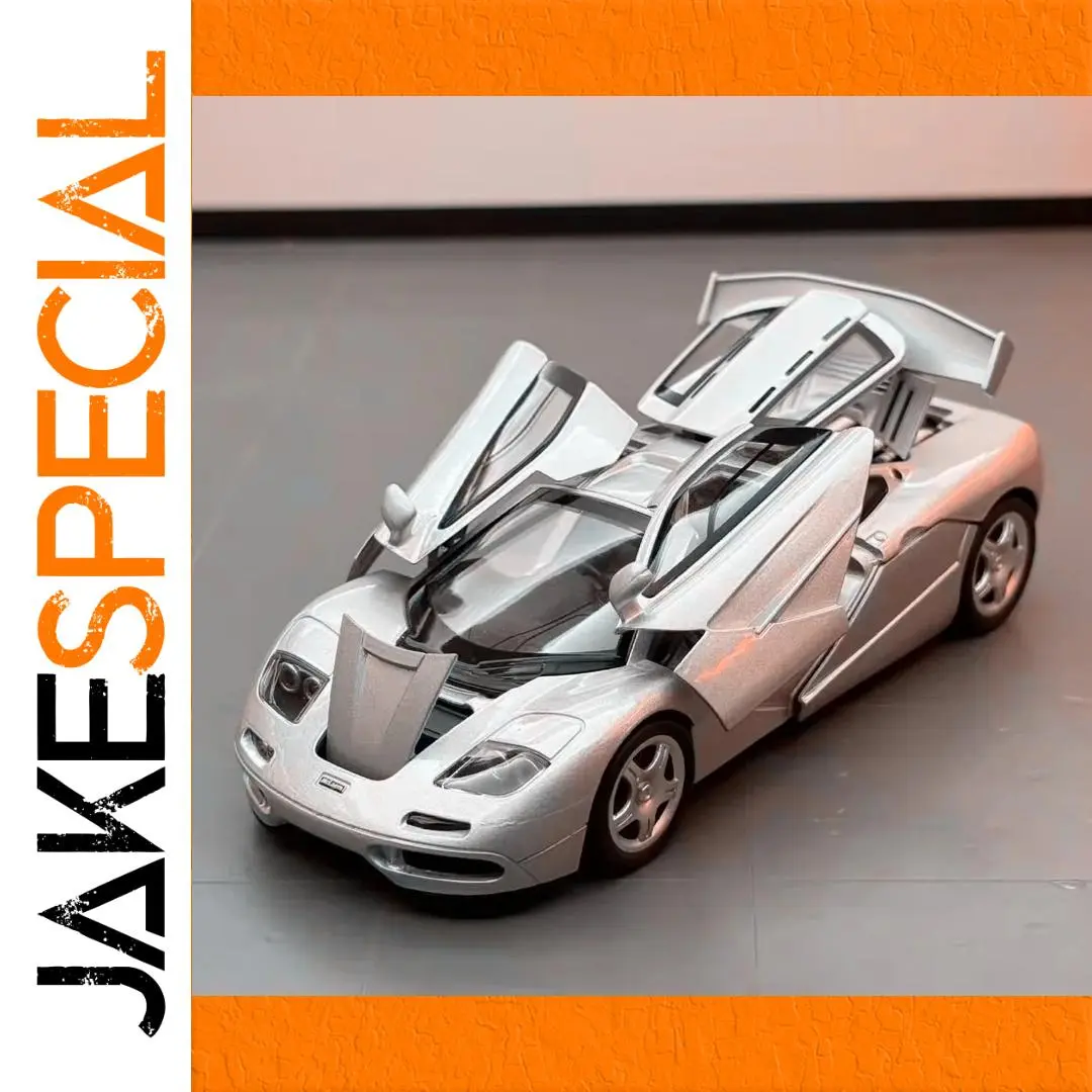 1:32 Scale Silver Alloy Sports Car Model 1 1:32 Scale Silver Alloy Sports Car Model