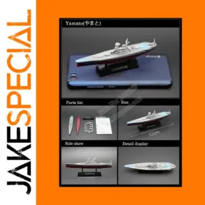 Assembled 1:1200 Military Aircraft Carrier Model