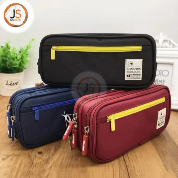 Large Capacity Pencil Case with Fun Zipper Pull - Image 5