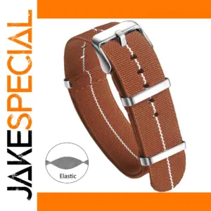 SAMCO SC-Nylon Brown Nylon Watch Band