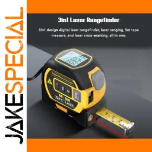3 in 1 Laser Rangefinder with 5m Tape
