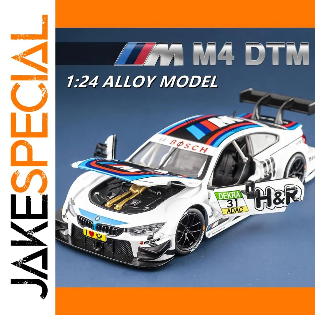 1:24 BMW M4 DTM Racing Car Model Diecast 1 1:24 BMW M4 DTM Racing Car Model Diecast