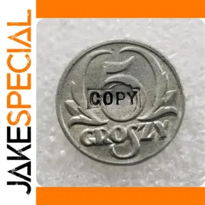 1939 Poland 5 Grosze Replica Coin
