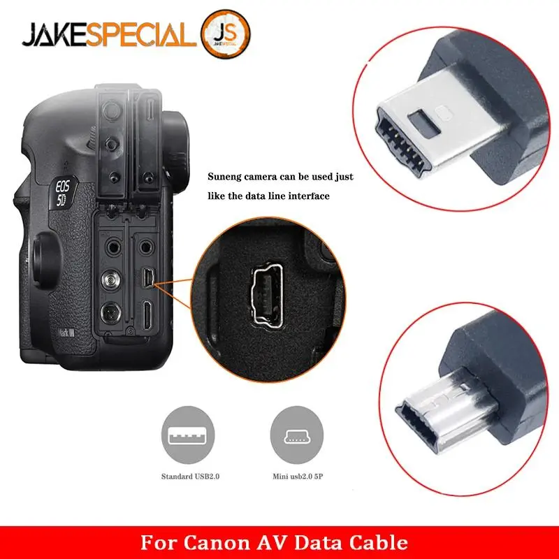 ForCanon AVC-DC400ST Video Cable for Canon Cameras 2 ForCanon AVC-DC400ST Video Cable for Canon Cameras - Image 2