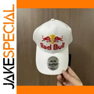 Red Bull Cotton Baseball Hat with 3D Logo