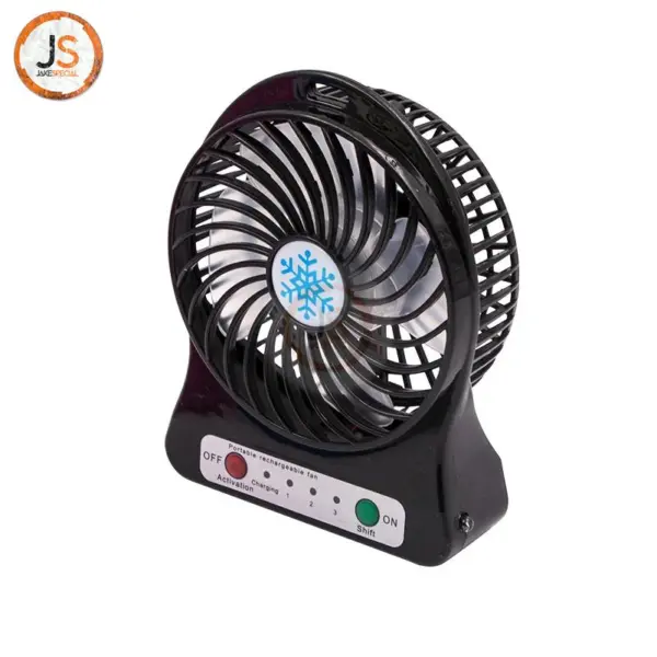 Mini Portable Handheld Fan with LED Light - Image 2