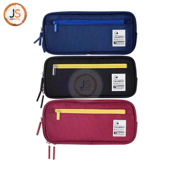 Large Capacity Pencil Case with Fun Zipper Pull - Image 2