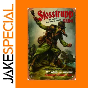 Stosstrupp 813M41 Vintage Military Tin Sign