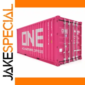 1/20 Scale Diecast Truck Container Model