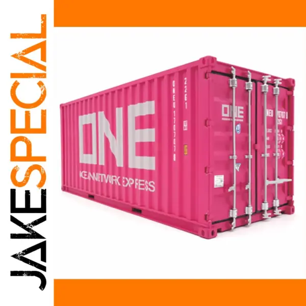 1/20 Scale Diecast Truck Container Model