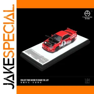1:64 Scale Red Skyline GTR R34 Diecast Model