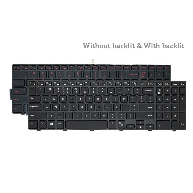Dell Inspiron 15 3000 Laptop Keyboard Black 3 Dell Inspiron 15 3000 Laptop Keyboard Black - Image 3