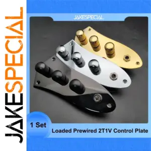 Wired Loaded Prewired Control Plate for Bass